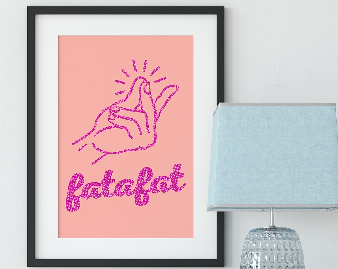 Indian Desi Fatafat Art Print