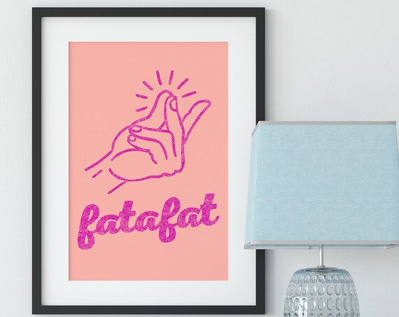 Indian Desi Fatafat Art Print