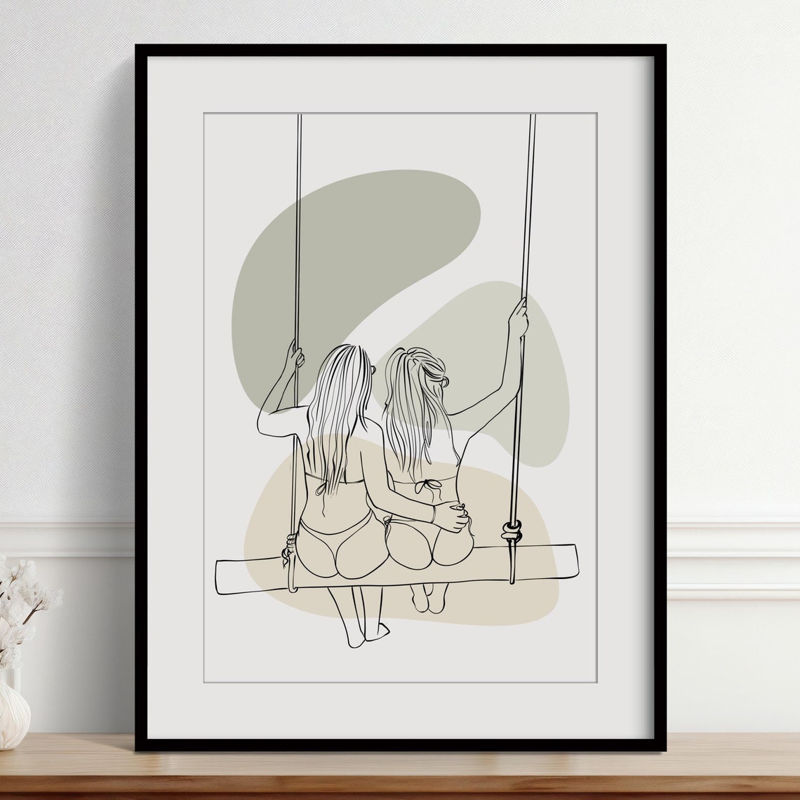 Custom Line Drawing From Photo Personalized Portrait Minimalist Line Art Personalized Gift For Him Line Art Illustration Print - Image 4