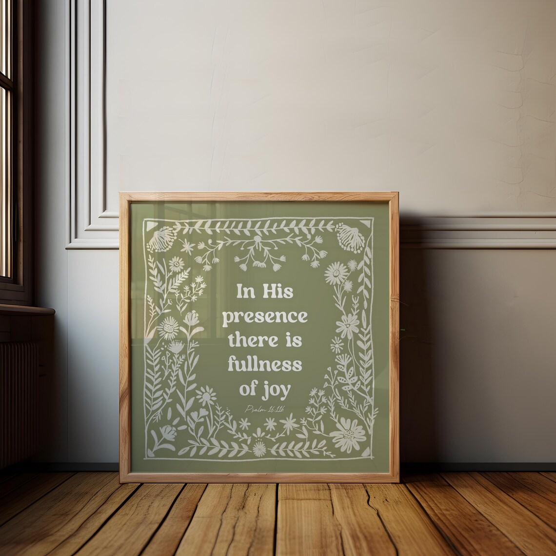 Psalm 16:11 Scripture Wall Art Print, Fullness Of Joy - Image 3