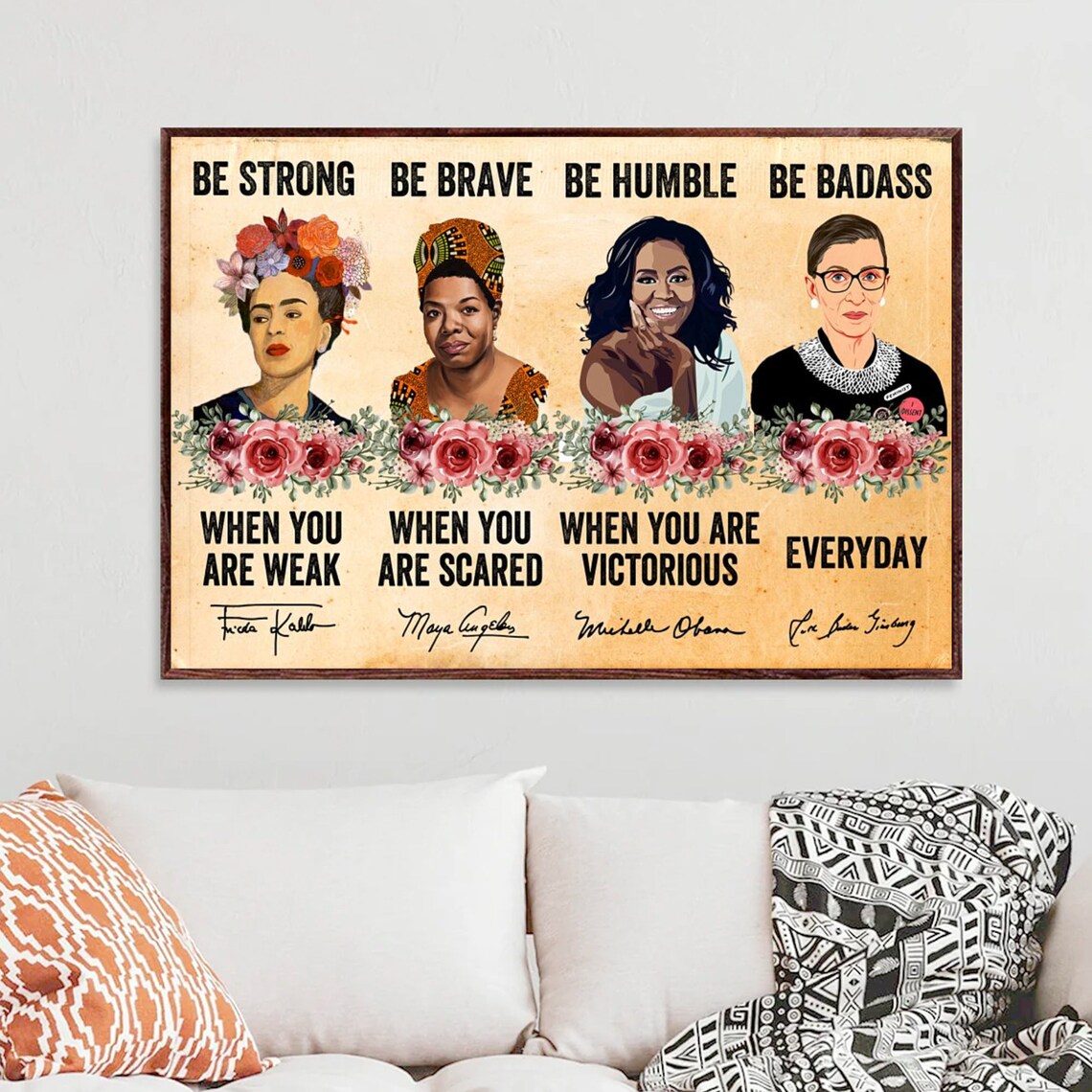 Be Strong, Be Brave, Be Humble, Be Badass Poster - Image 4