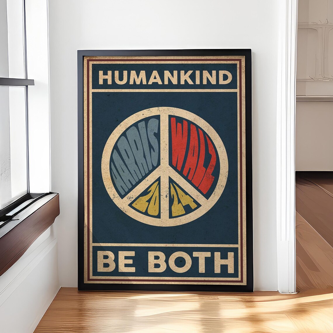 Humankind Be Both Feminist Quote, Kamala Walz 2024 - Image 3