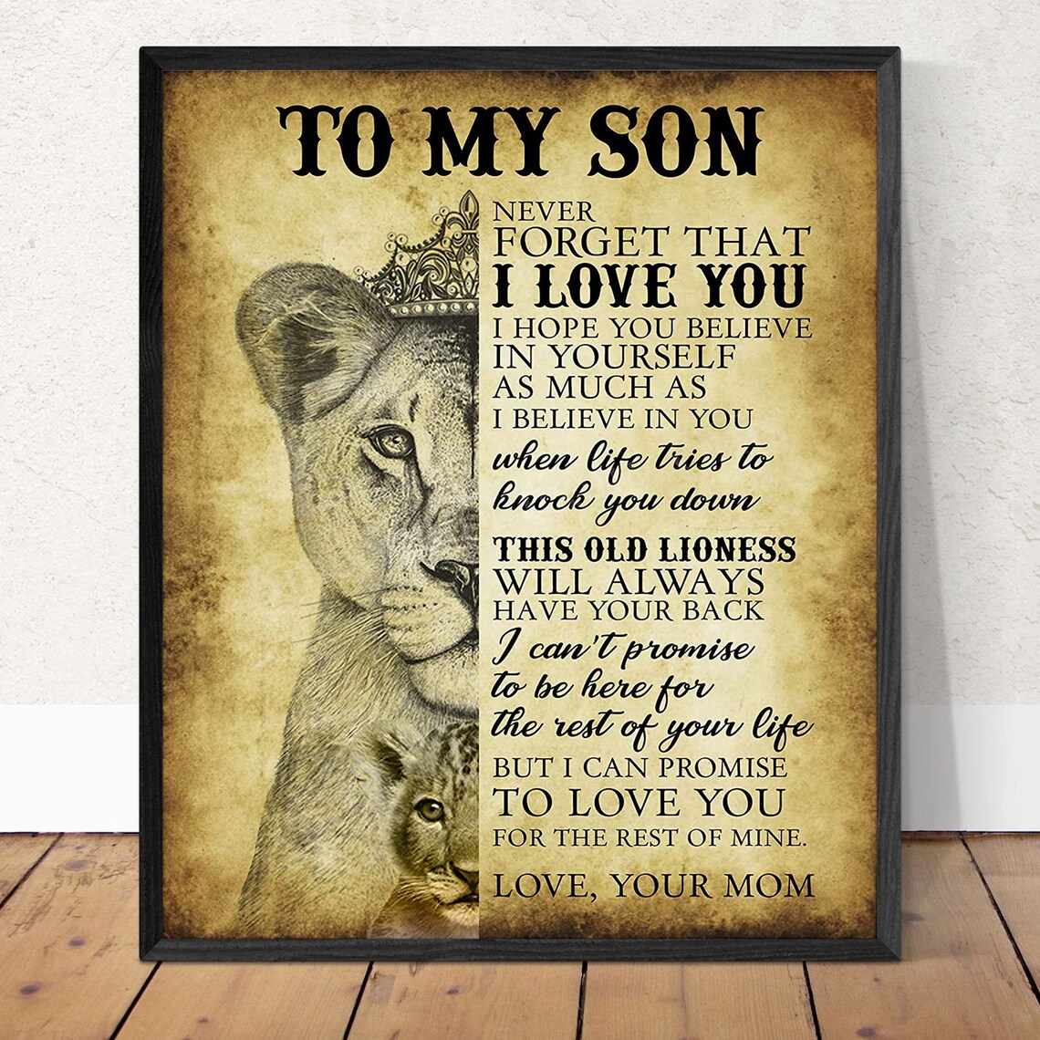 To My Son, Never Forget That I Love You Poster - Image 3
