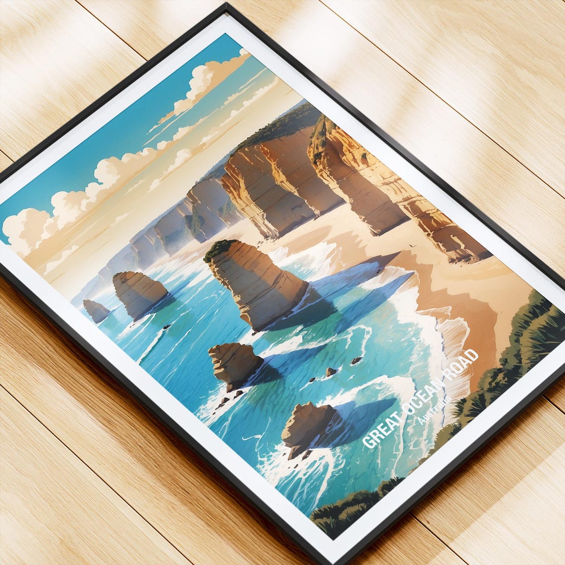 Great Ocean Road Twelve Apostles Sea Stacks Coastal View Poster - Image 4