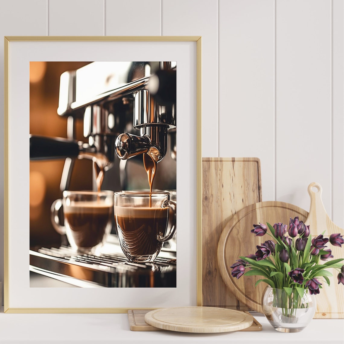 Kitchen Picture Coffee Machine Poster On Matte Premium Paper Decoration Wall Decoration - Image 4