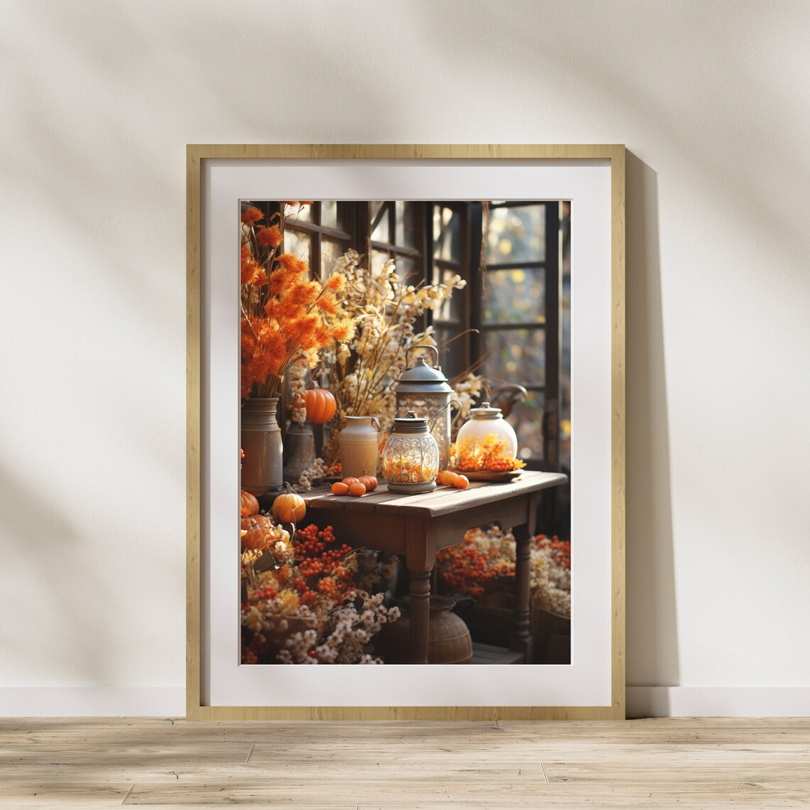 Autumn Picture Poster, Seasonal Wall Decor