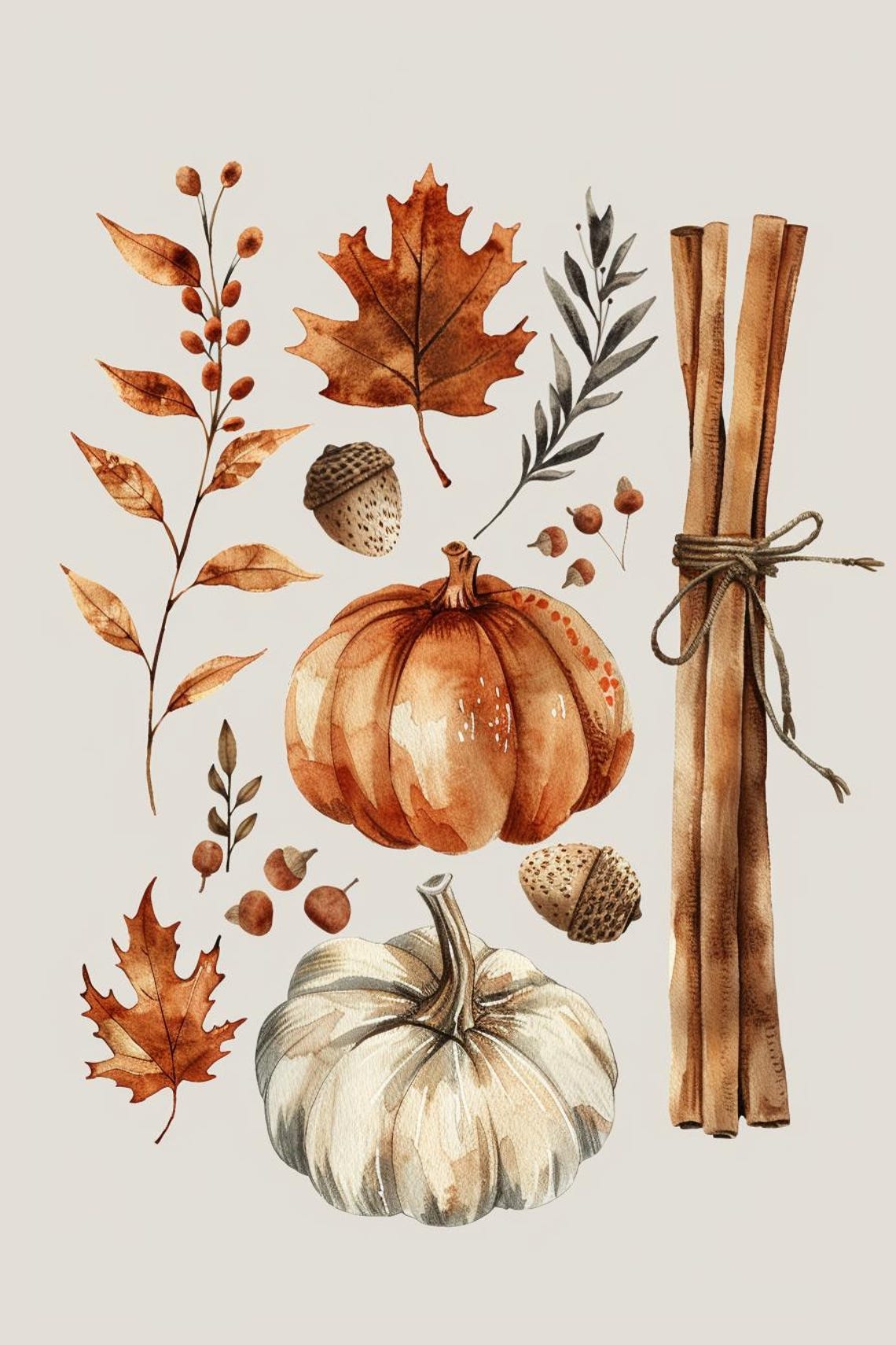 Autumn Mix 1, Autumn Decoration Poster - Image 2