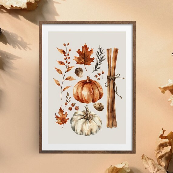 Autumn Mix 1, Autumn Decoration Poster