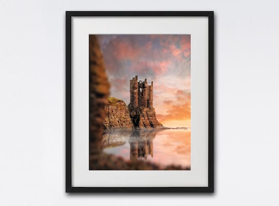 Old Keiss Castle Scotland Art Print, Highlands