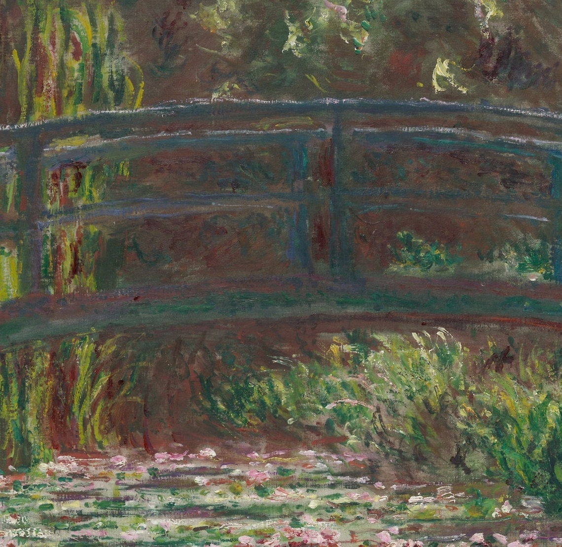 Monet Japanese Bridge Water Lilies Giverny Pond Garden Poster - Image 2
