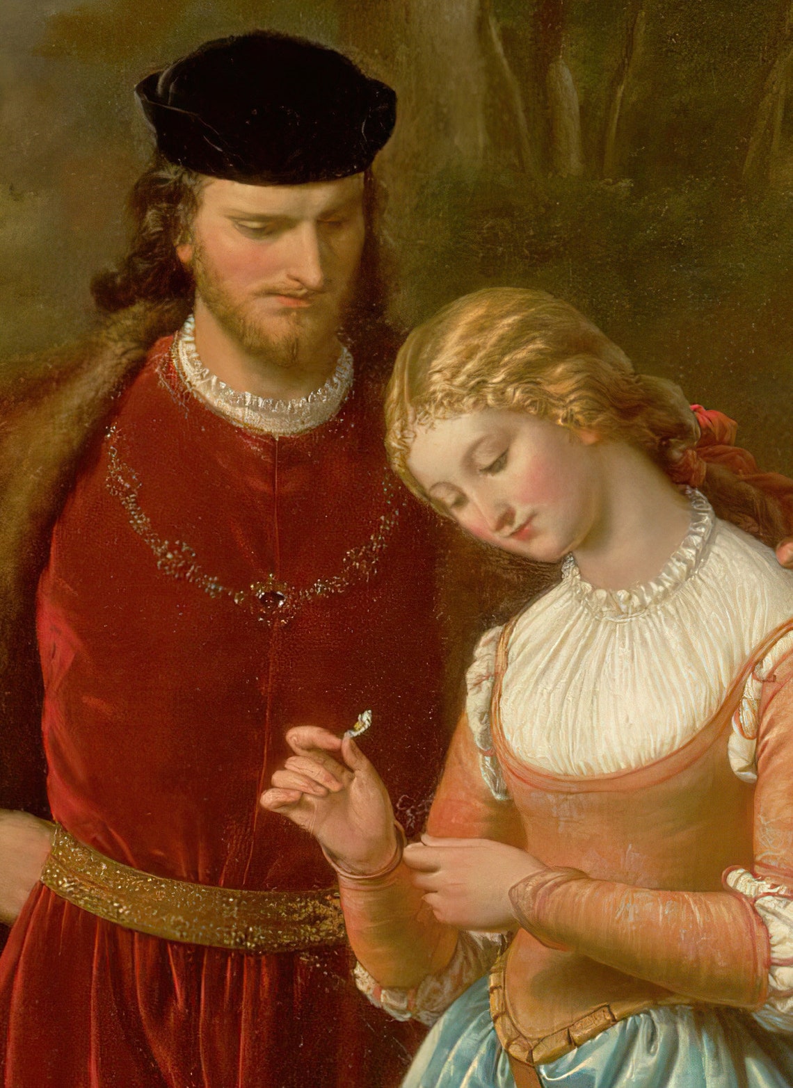 Von Blaas Faust and Marguerite Garden Romance Literary Poster - Image 3
