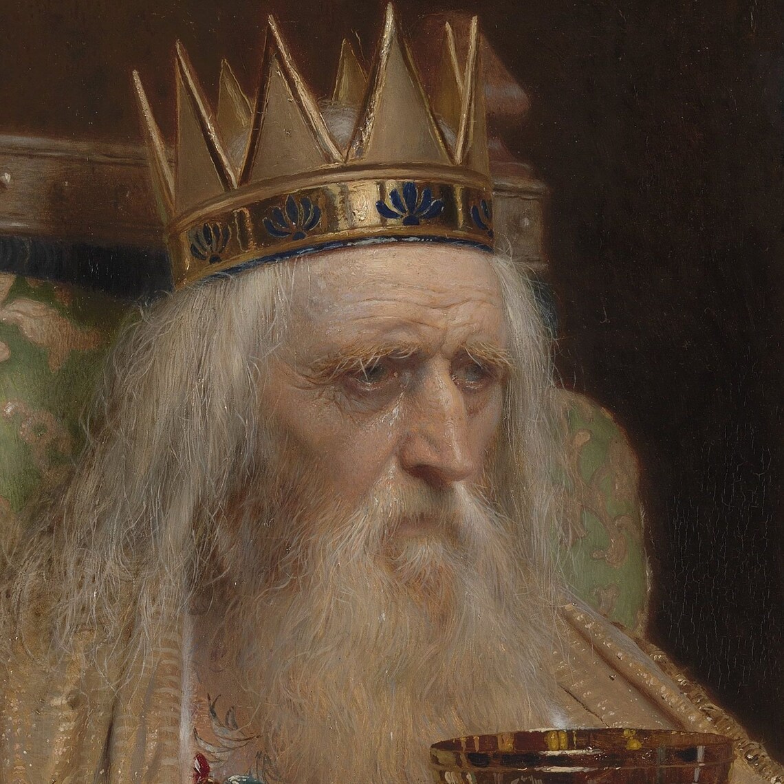 The King Of Thule, Oil Painting Style Art Print - Image 3