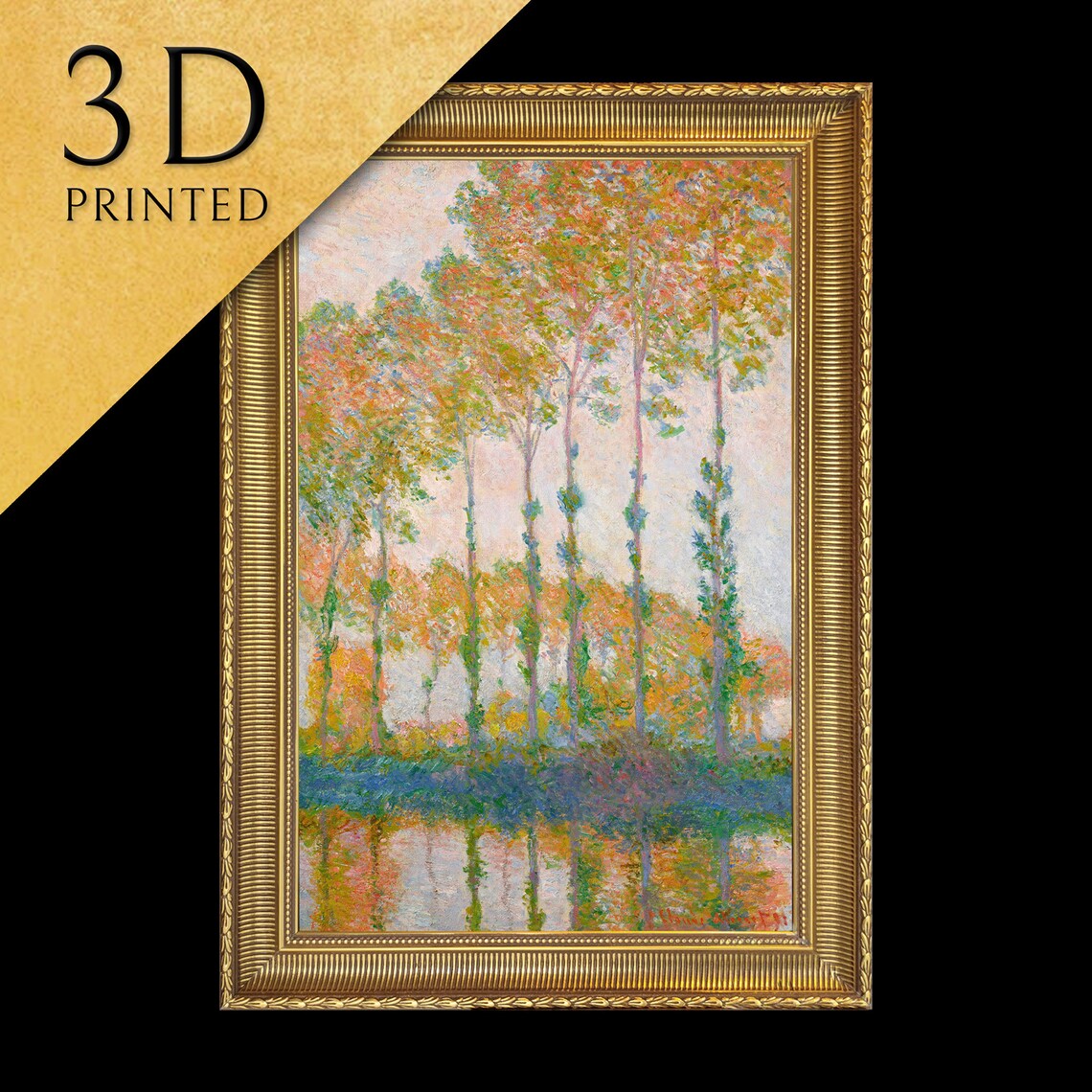 Monet-Inspired Poplars On The Banks Of The Epte