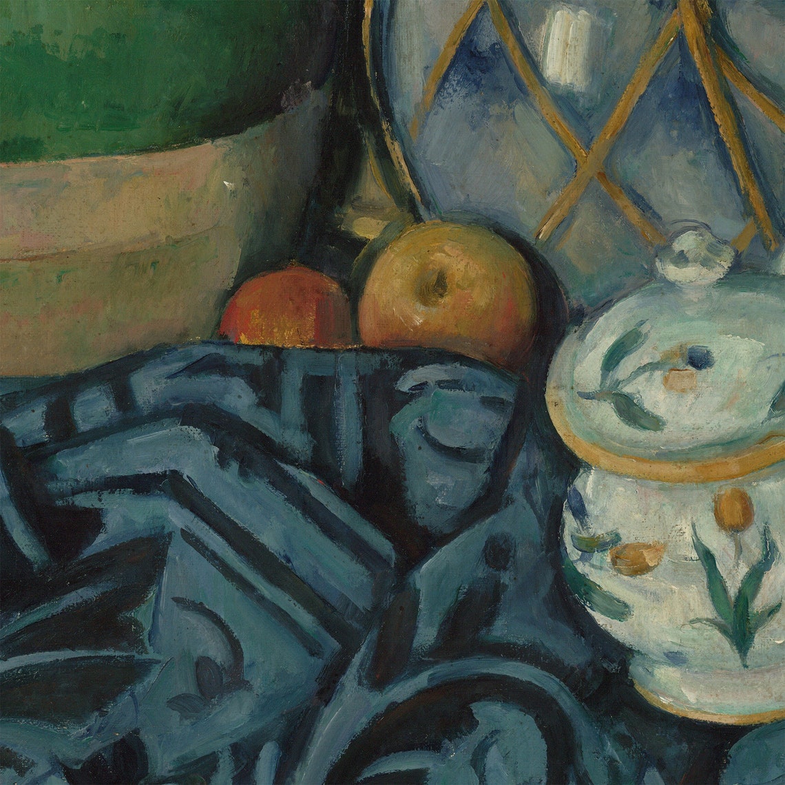 Paul Cezanne Still Life With Apples Post Impressionist Art Poster - Image 2