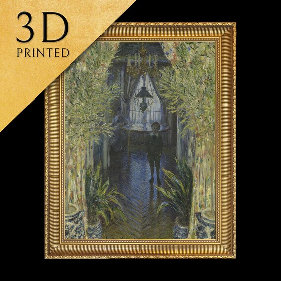 Claude Monet A Corner Of The Apartment Interior Textured Poster