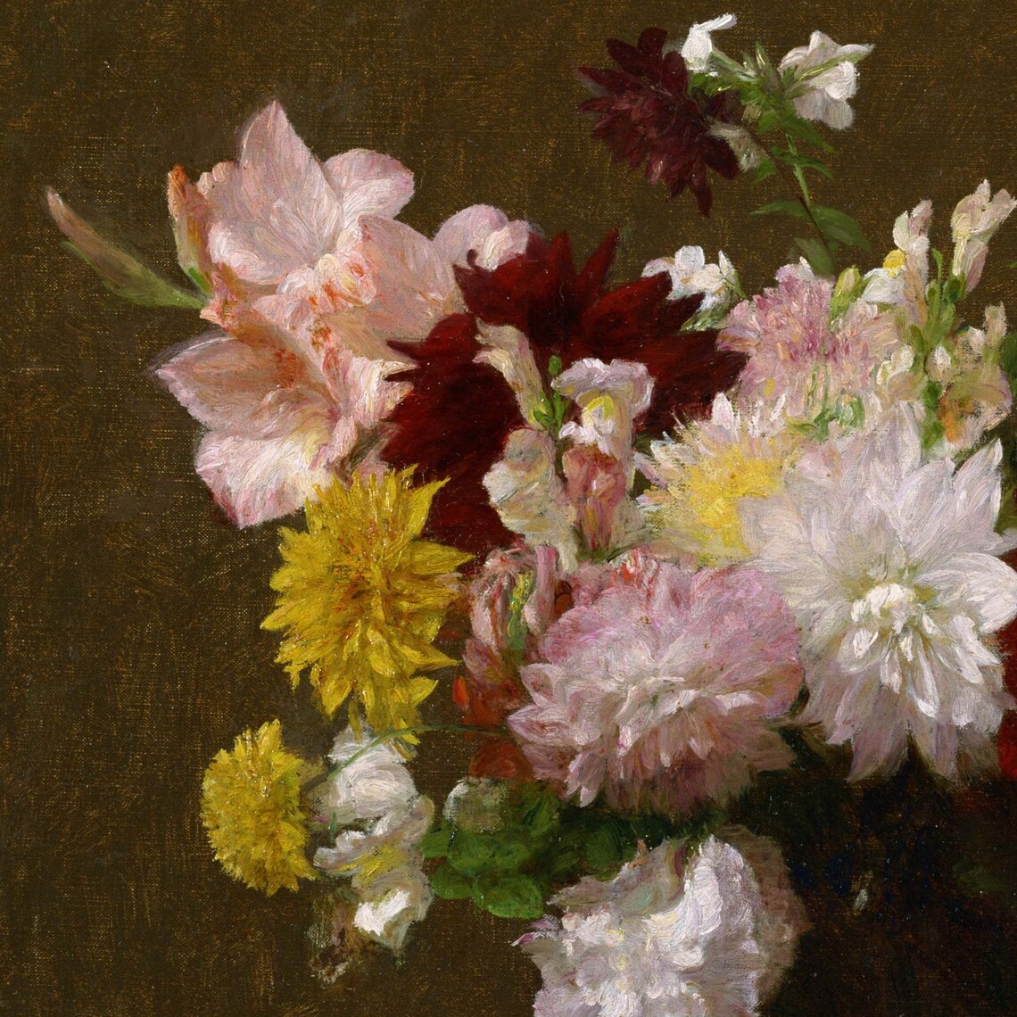 Victoria Dubourg Flower Bouquet Dahlia Gladioli Still Life Poster - Image 3