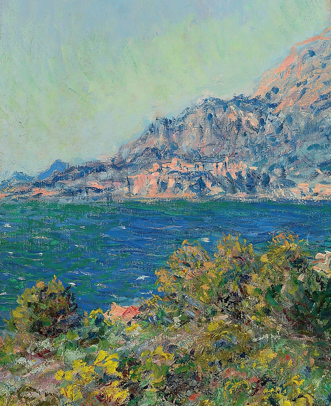 Claude Monet La Route Rouge Pres De Menton Art Print - Image 2