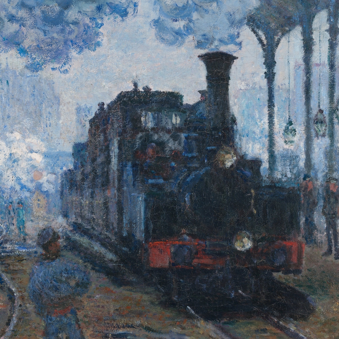 Claude Monet Gare Saint Lazare Train Station Steam Impressionist Poster - Image 2