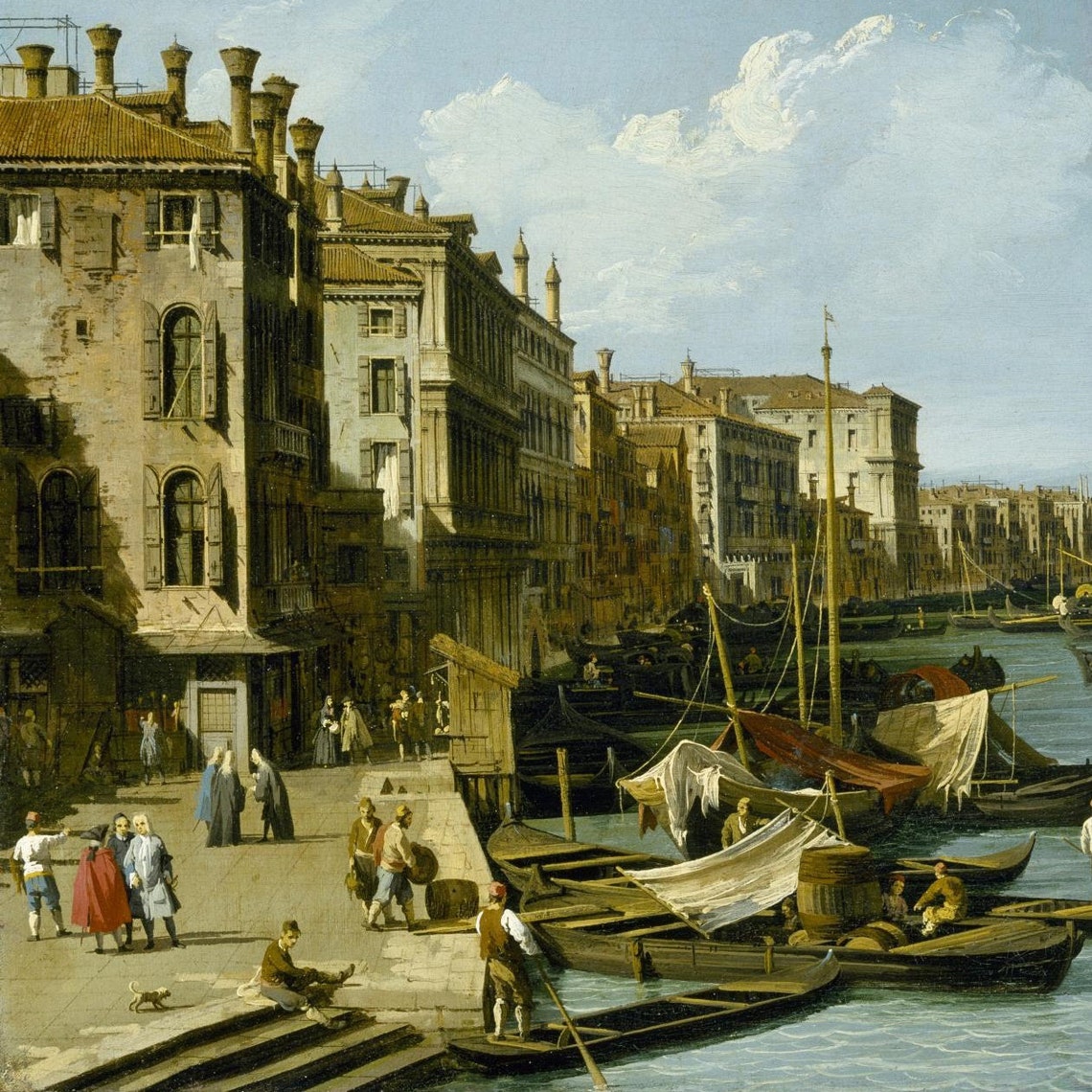 Canaletto The Grand Canal Venice Gondolas Baroque Cityscape Poster - Image 2