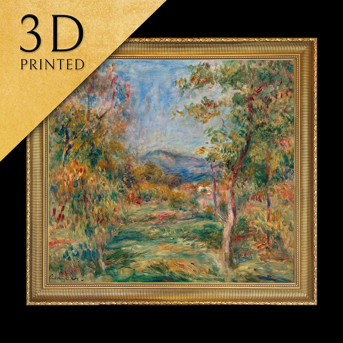 Pierre Renoir Cagnes Autumn Trees Landscape Impressionist Poster