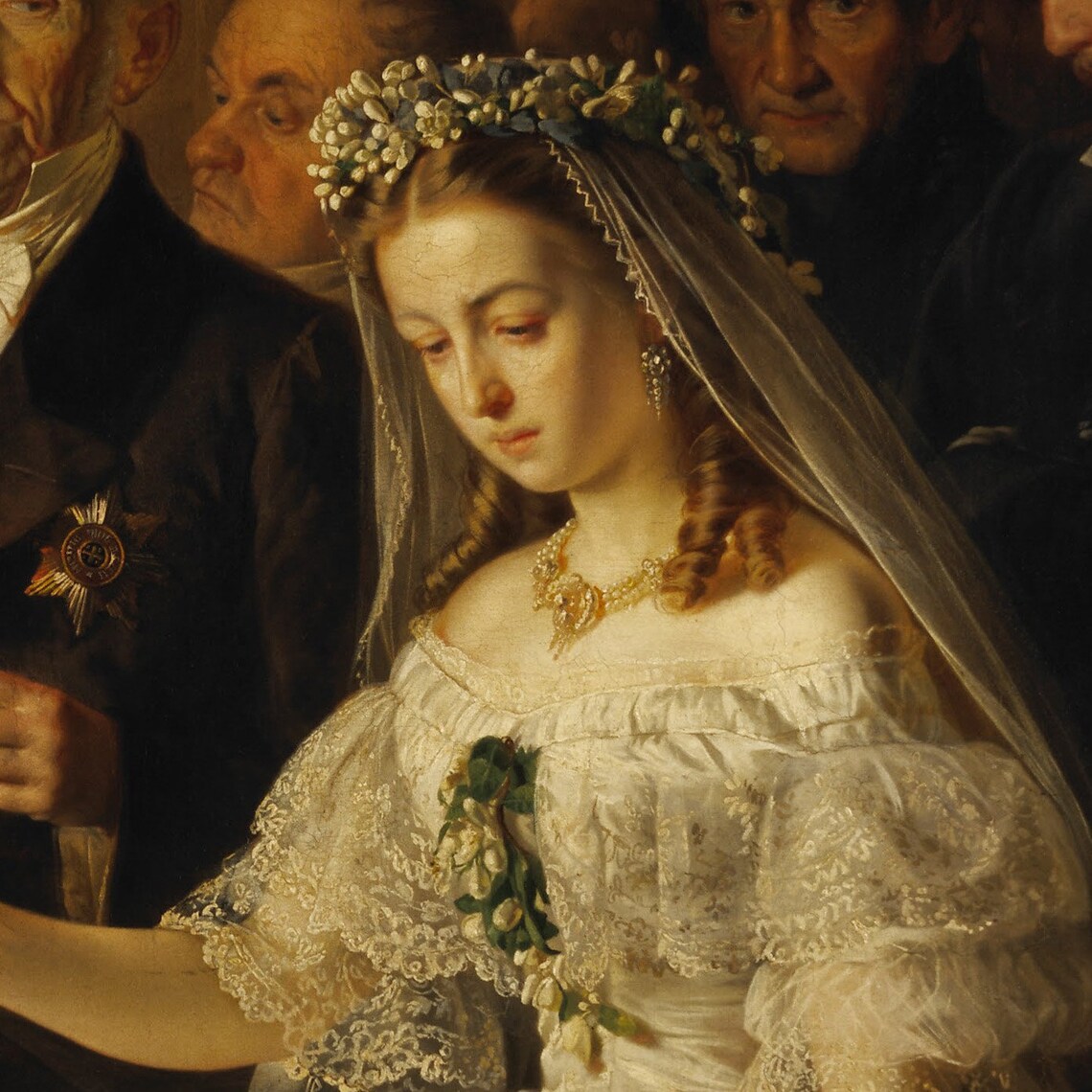 The Unequal Marriage by Vasily Pukirev Art Print - Image 3