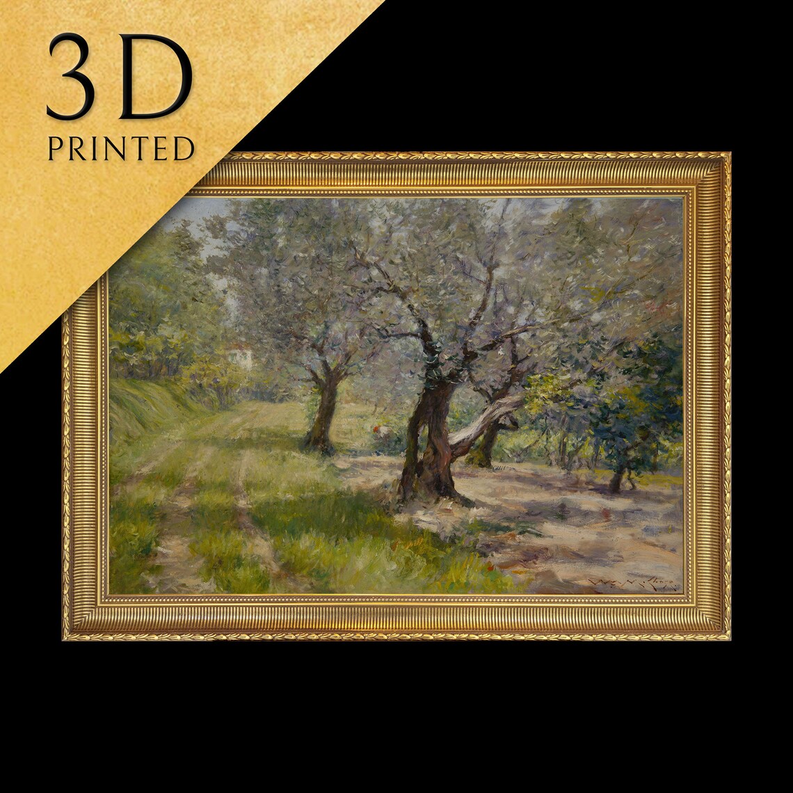 The Olive Grove by William Merritt Chase, Art Print