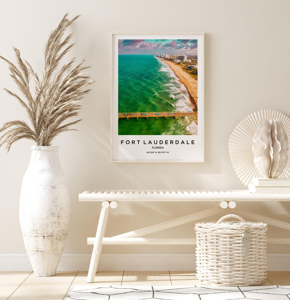 Fort Lauderdale Art Fort Lauderdale Print Fort Lauderdale Poster Fort Lauderdale Art Fort Lauderdale Photo Fort Lauderdale Map - Image 3