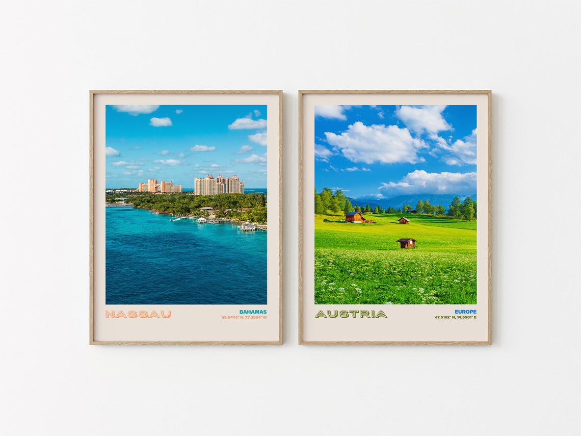 Nassau Travel Poster Nassau Print Nassau Photo Print Nassau Wall Decor Nassau Travel Art Nassau Bahamas Picture Nassau 2 - Image 2