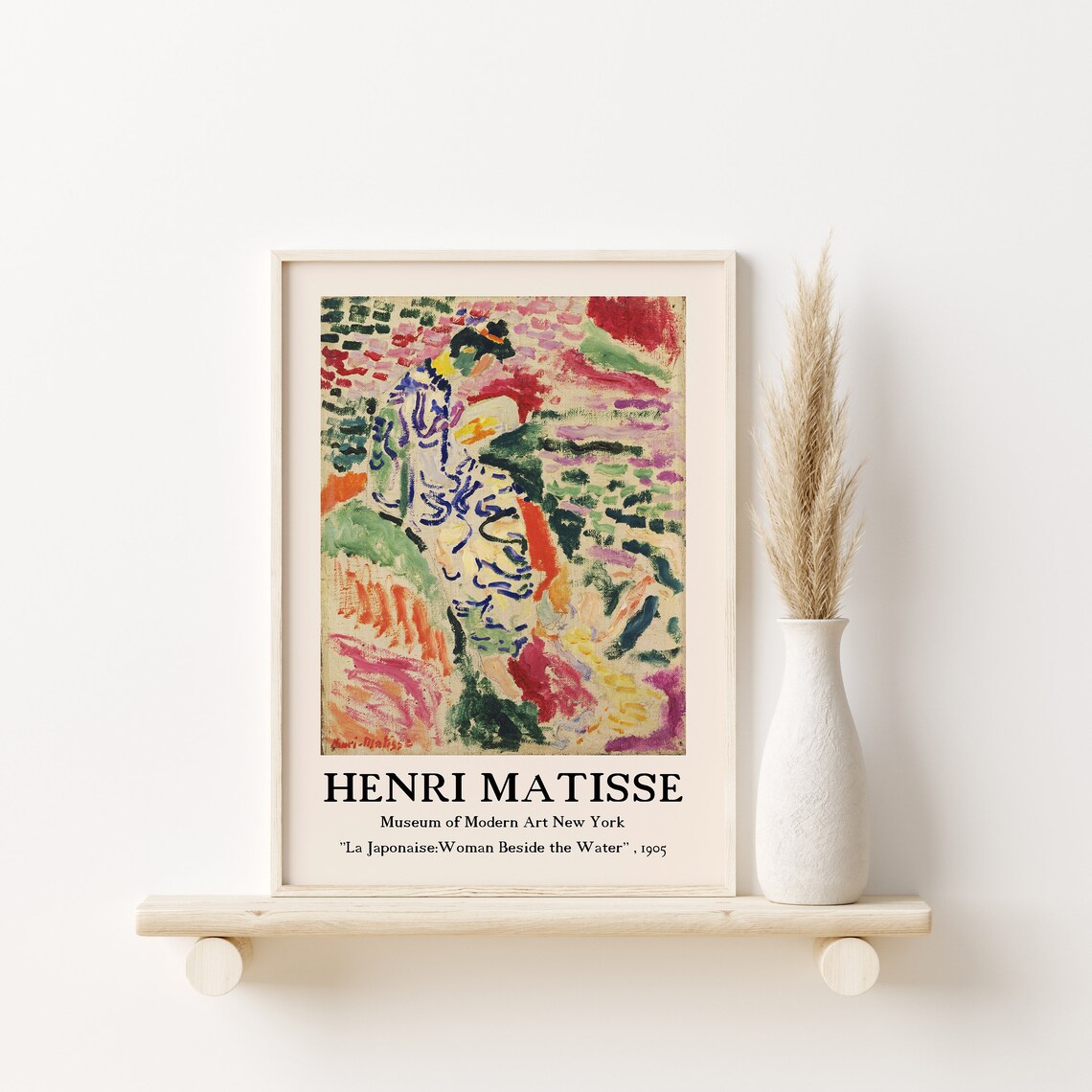 Henri Matisse La Japonaise Woman Beside the Water 1905 Poster - Image 2
