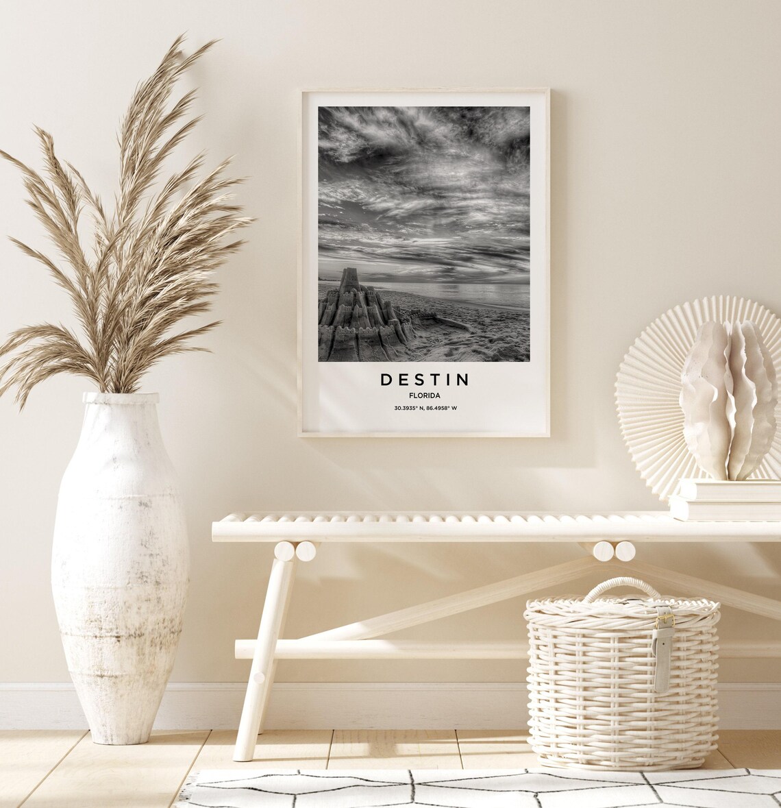 Destin Travel Poster, Destin Map Art Print - Image 3