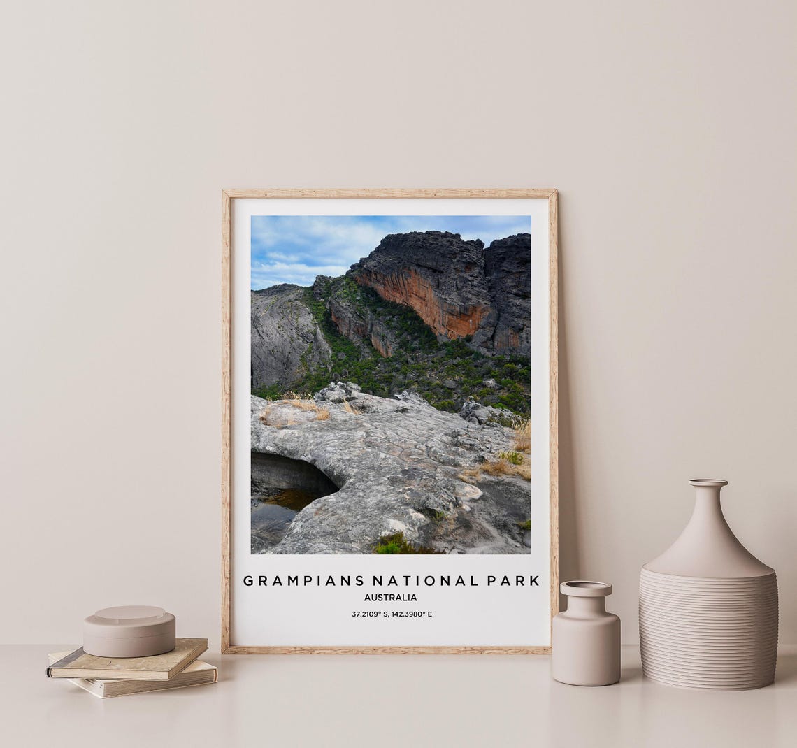 Grampians National Park Rugged Rocky Cliffs Australia Photo Poster - Image 2