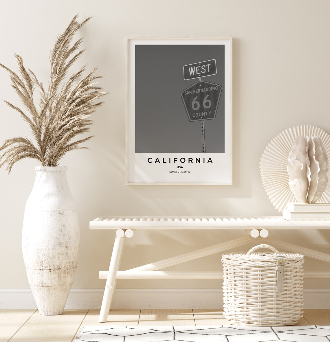 California Travel Poster California Print California Photo Print Black And White Photography Monochrome Travel Photography America - Image 2
