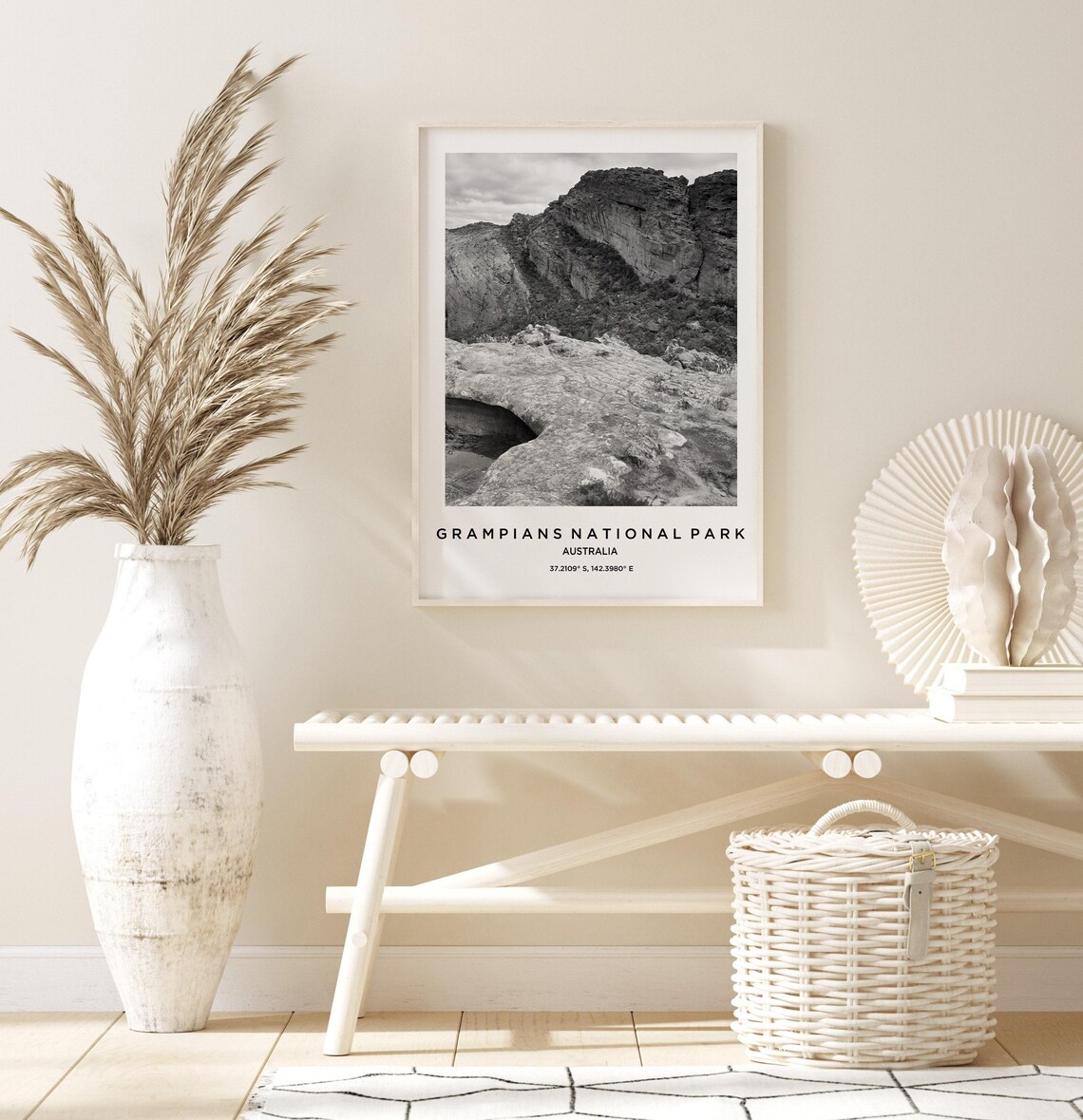 Grampians National Park Travel Poster, Map Art - Image 3