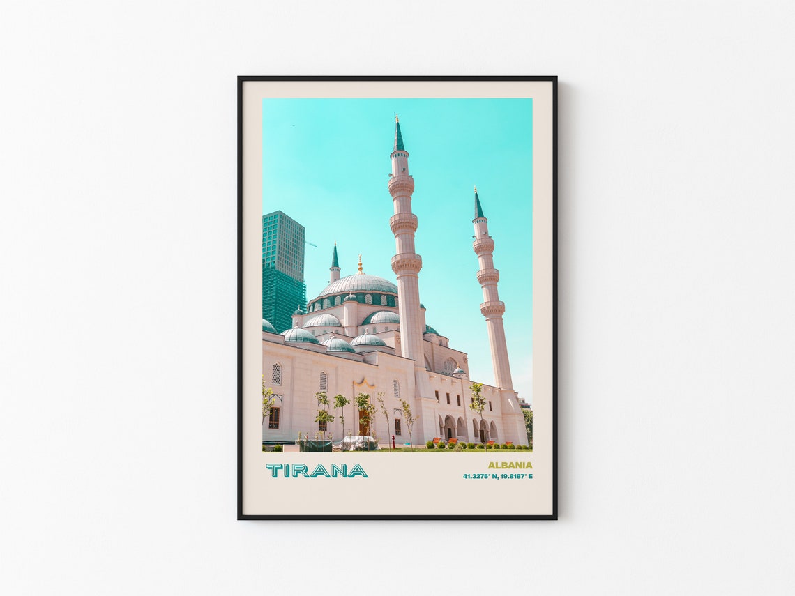 Tirana Travel Poster Tirana Print Tirana Photo Print Tirana Wall Decor Tirana Travel Art Tirana Tirana Picture Tirana 4 - Image 3