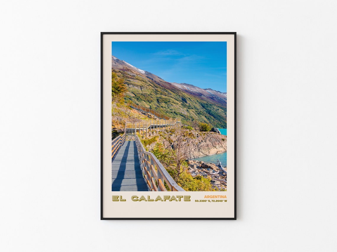 El Calafate Travel Poster El Calafate Print El Calafate Photo Print El Calafate Wall Decor El Calafate Travel Art El Calafate 5 - Image 3