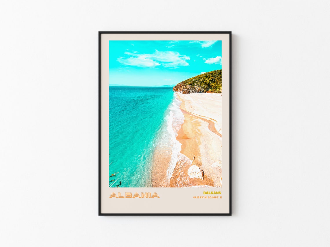 Albania Travel Poster Albania Print Albania Photo Print Albania Wall Decor Albania Travel Art Albania Albania Picture Albania 11 - Image 3