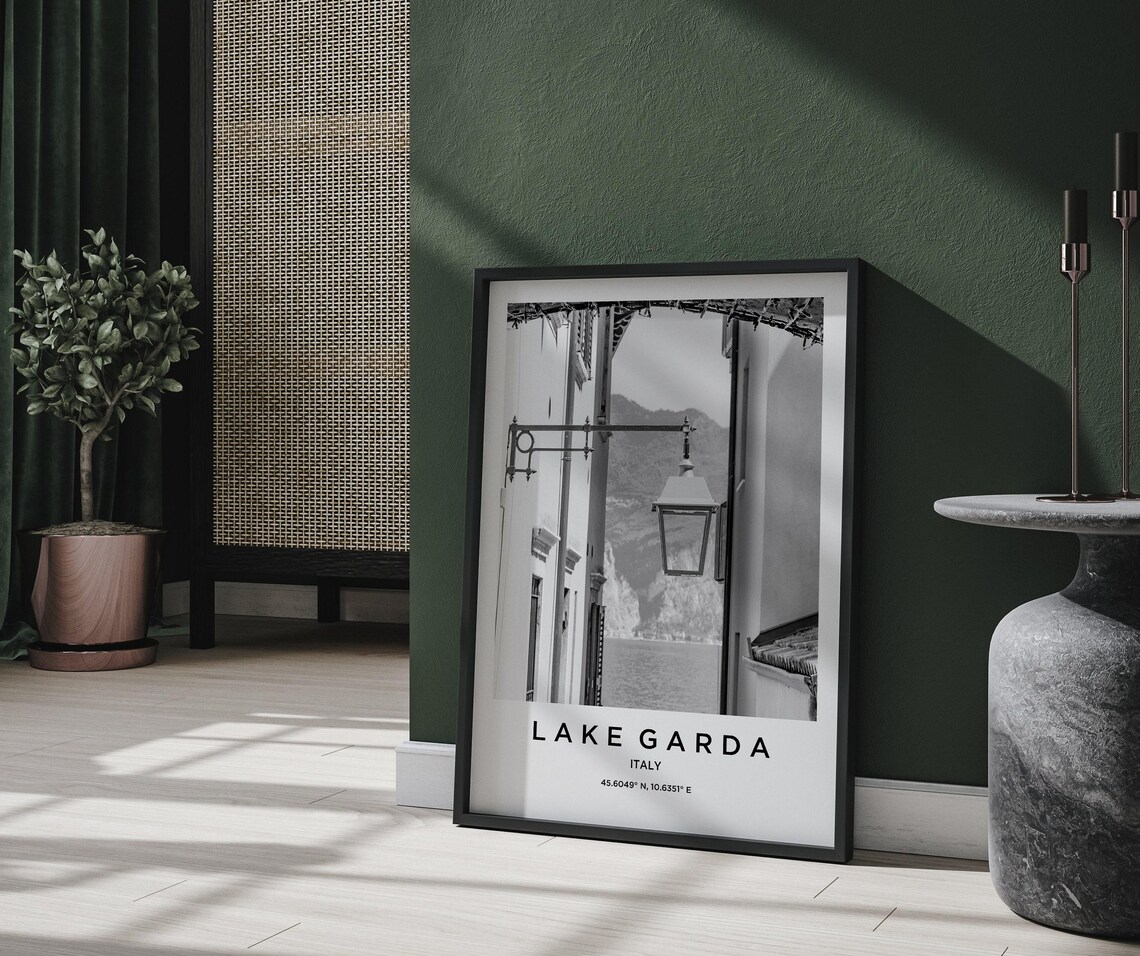 Lake Garda Travel Poster, Nature Landscape - Image 2
