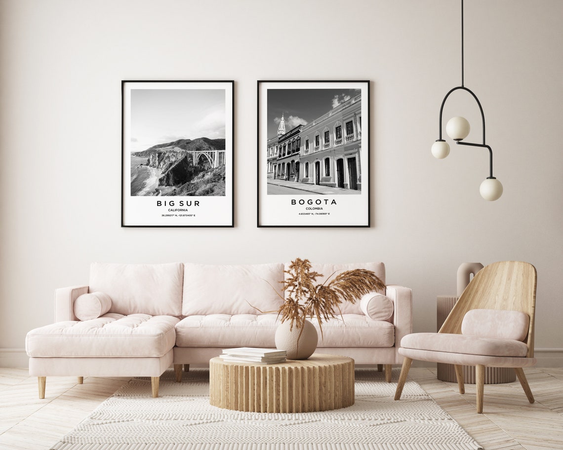 Bogota Travel Poster Bogota Print Bogota Photo Print Black And White Photography Monochrome Travel Photography Bogota Wall Decor - Image 2