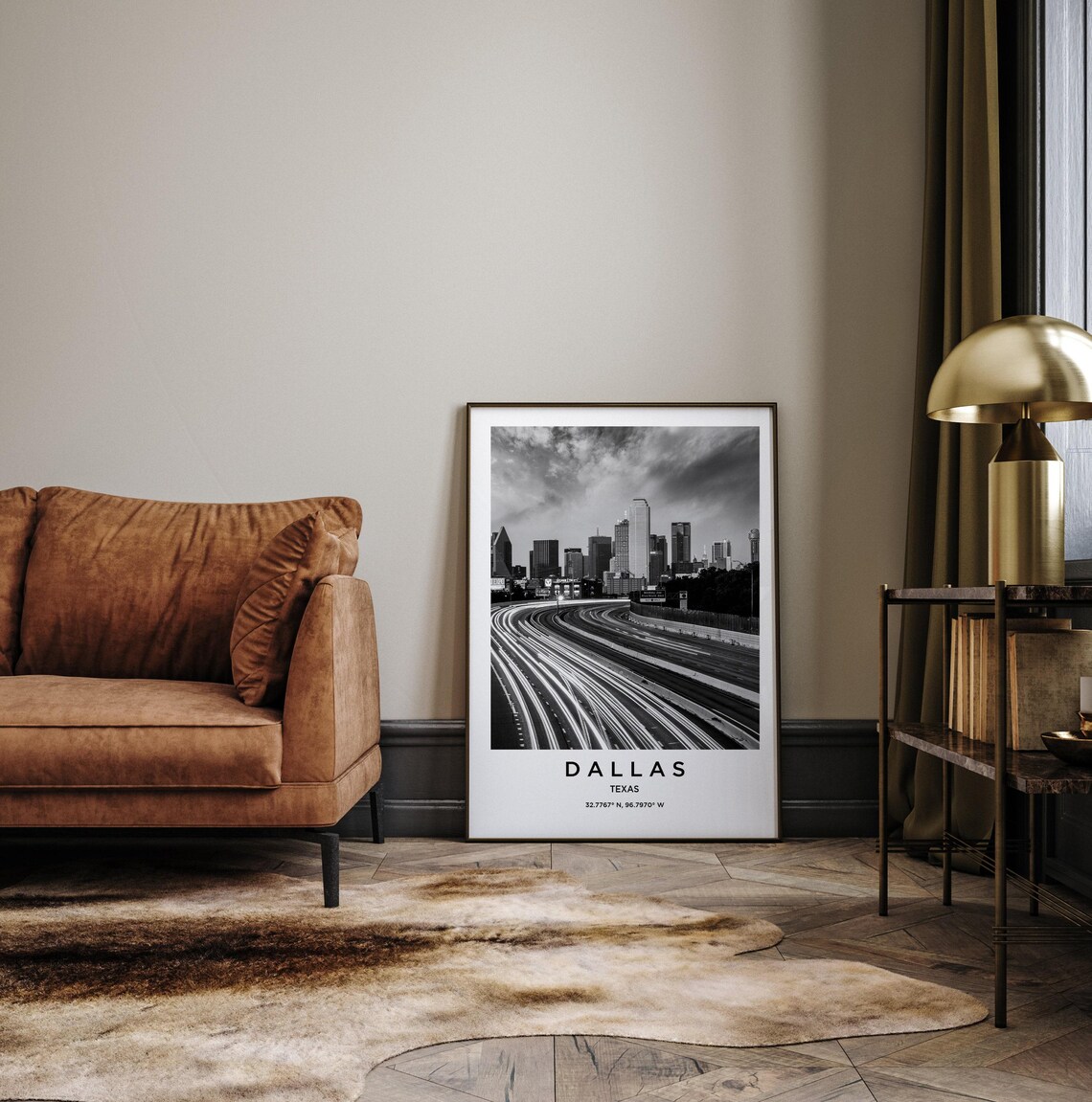 Dallas Travel Poster, Dallas Map Art Print - Image 3