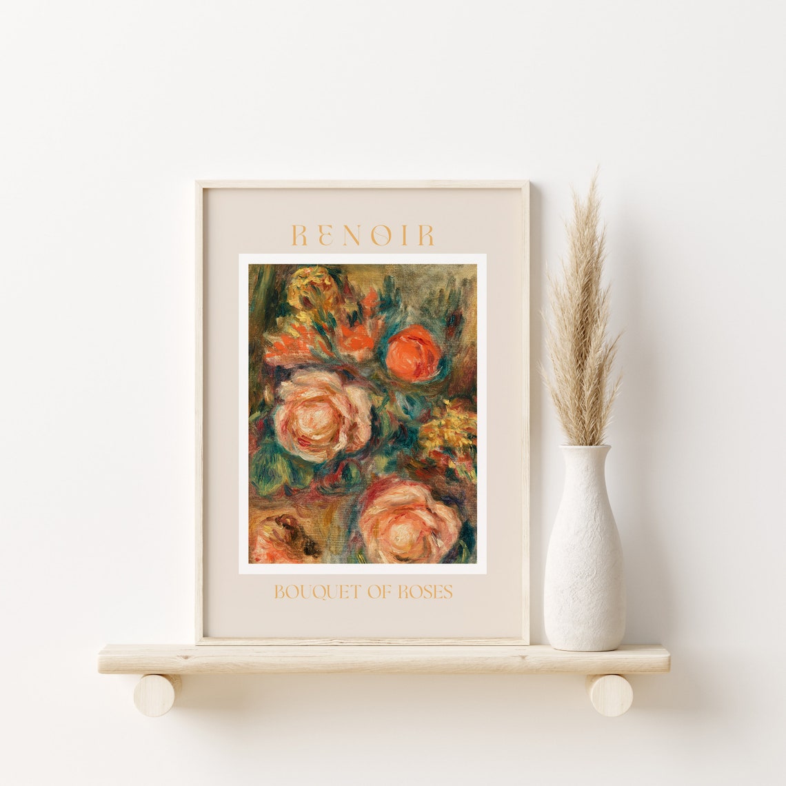 Renoir Poster August Renoir Print Renoir Wall Art Renoir Picture Renoir Monet Print Vintage Renoir Art Renoir Bouquet Of Roses - Image 2