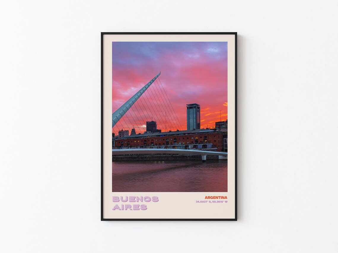 Buenos Aires Travel Poster Buenos Aires Print Buenos Aires Photo Print Buenos Aires Wall Decor Buenos Aires Picture Buenos Aires 7 - Image 3