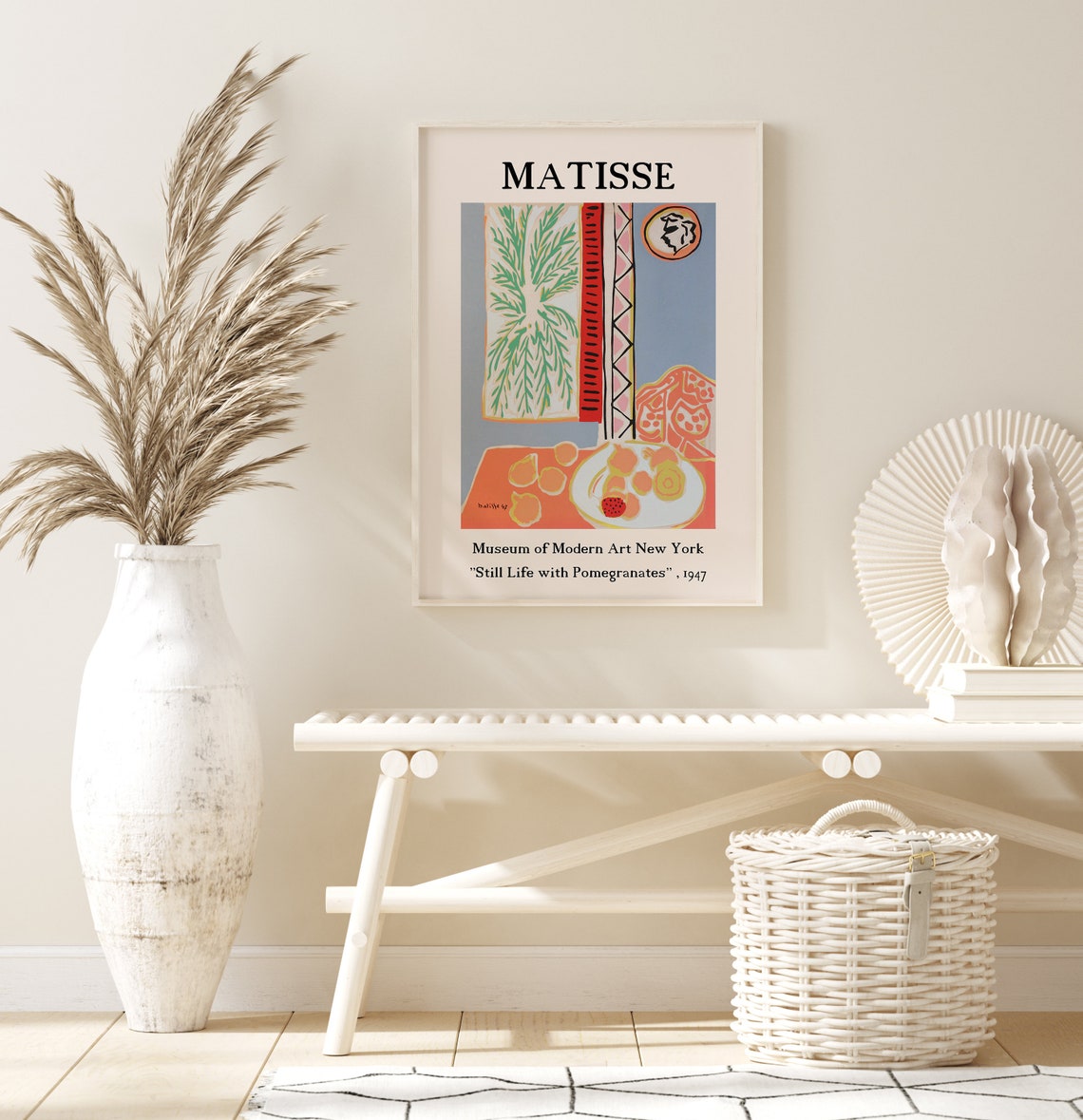 Henri Matisse Still Life with Pomegranates 1947 Gallery Poster - Image 3