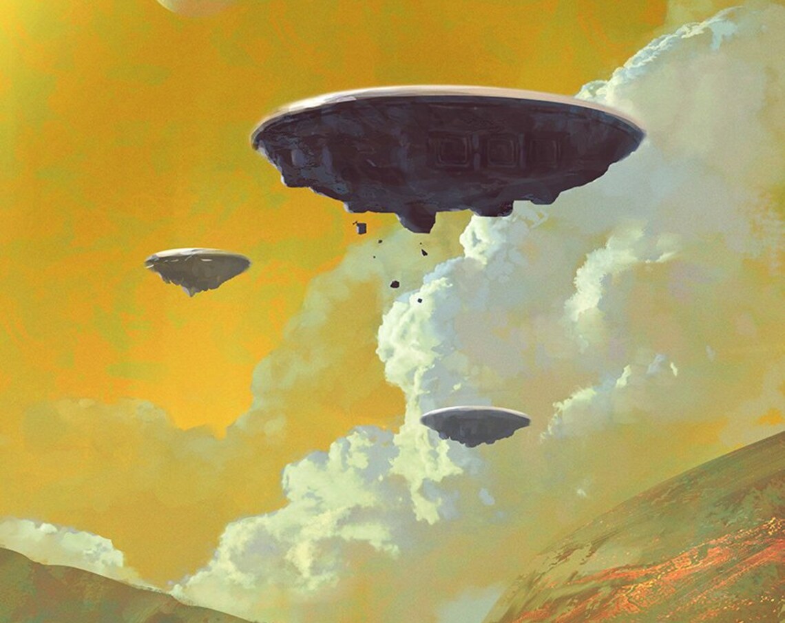 Retro Sci-Fi Poster, Vintage Space Age Art Print - Image 4