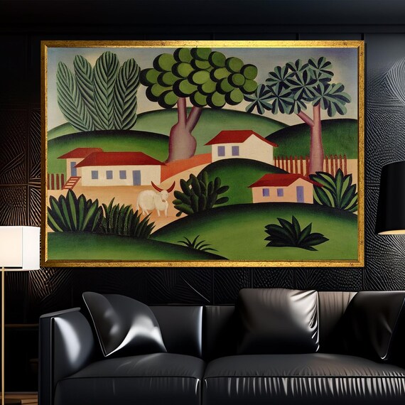Tarsila Do Amaral O Bicho Modern Art Print