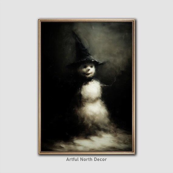 Snow Witch Gothic Winter Art Print