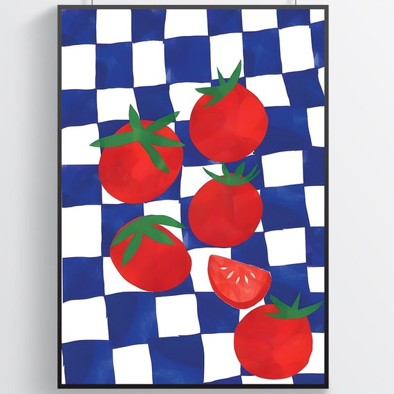 Tomatoes Poster Tomato Poster Vintage Poster Home Decor Wall Decor Famous Wall Art Retro Poster