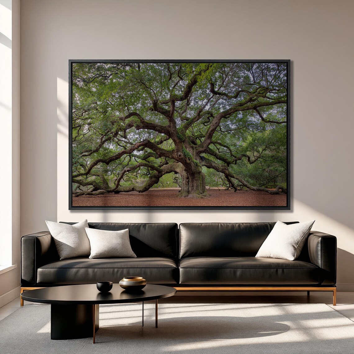 Old Southern Live Oak Art Print, Botanical Decor - Image 4