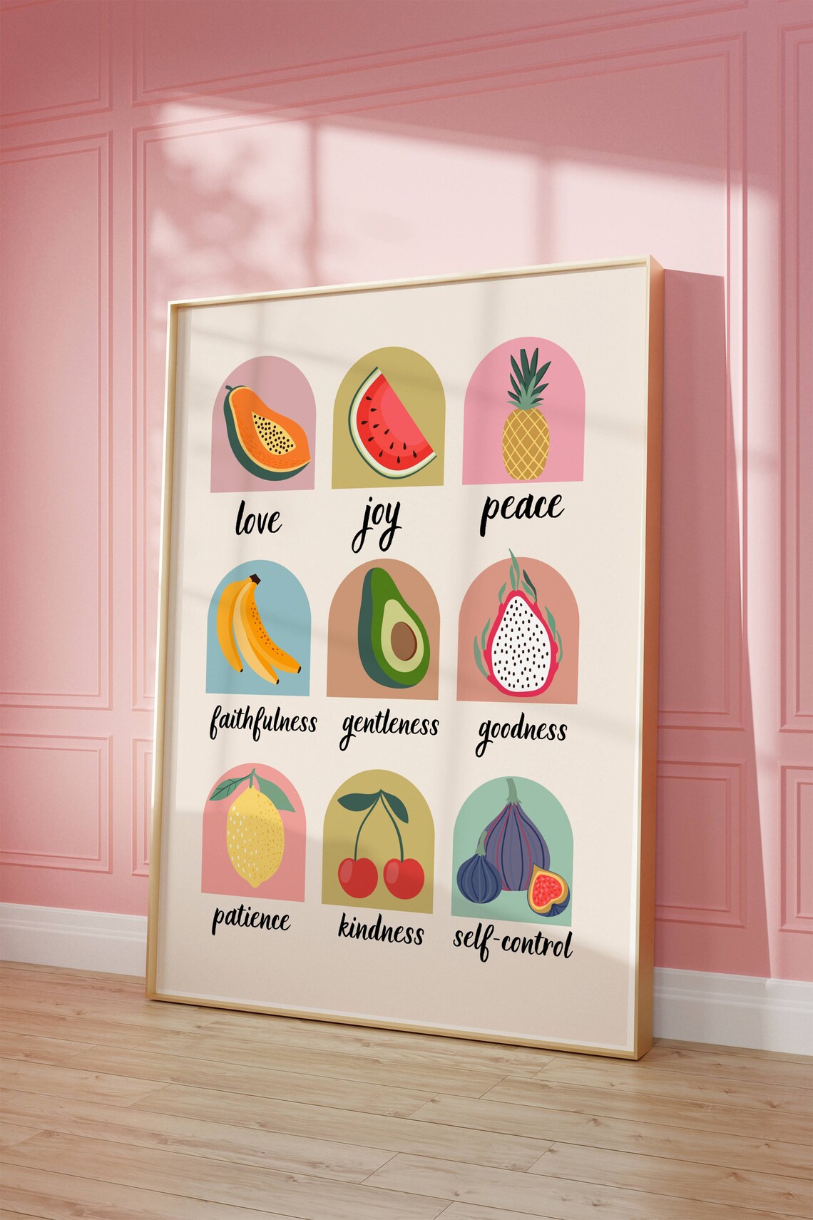 Fruit Of The Spirit Scripture Poster Print - Image 2