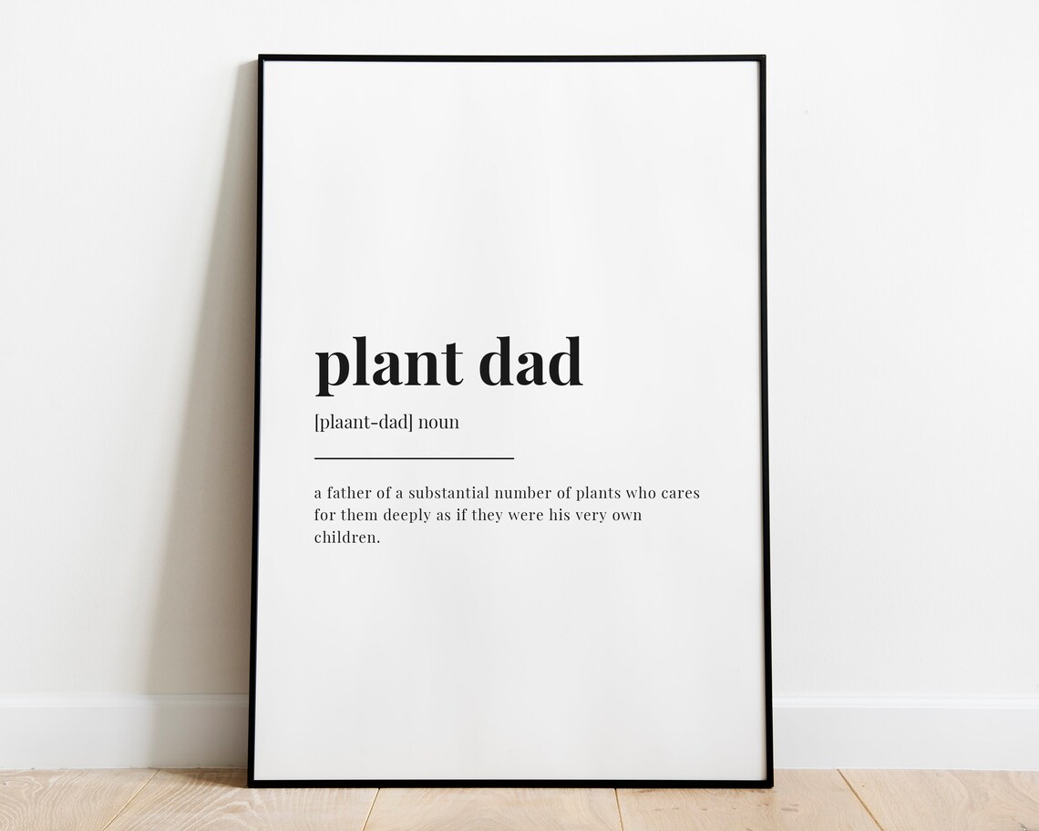 Plant Dad Definition Meaning, Gift For Plant Dad - Image 2