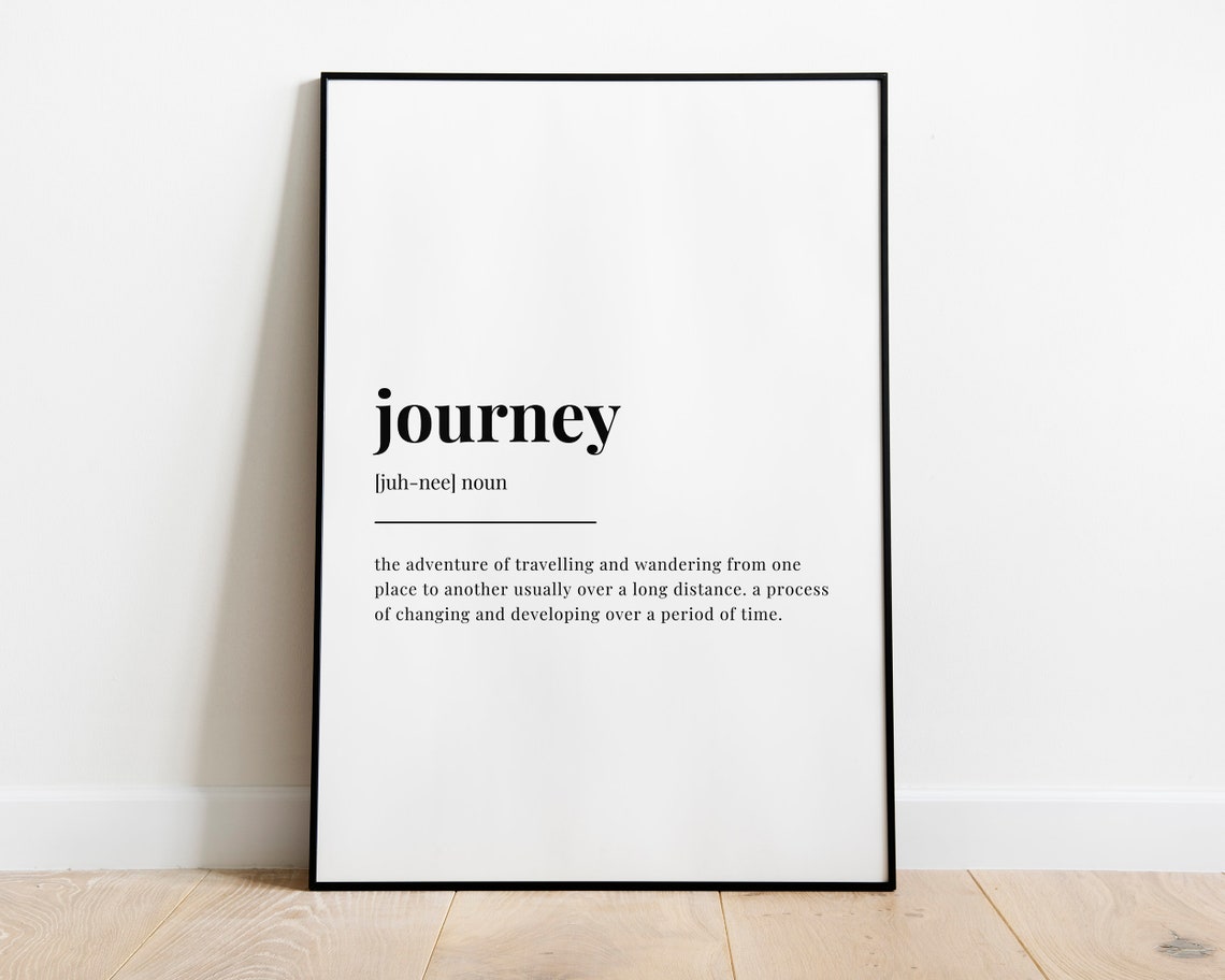 Journey Definition Quote Print - Image 2